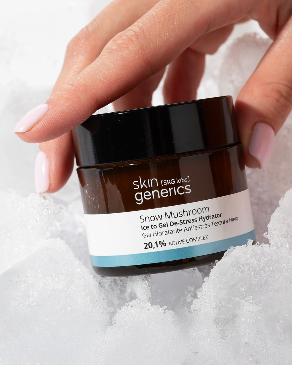 Gel hidratante Antiestrés  Textura Hielo - Skin Generics - imagen 4